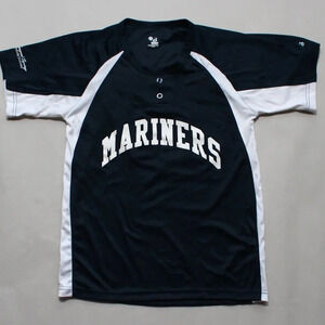 Mariners 22 Shirt S Black with white accents
